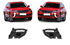 Für Skoda Kodiaq 17 - 20 Neu Vorne Stoßstange Obere Halterung Paar Set