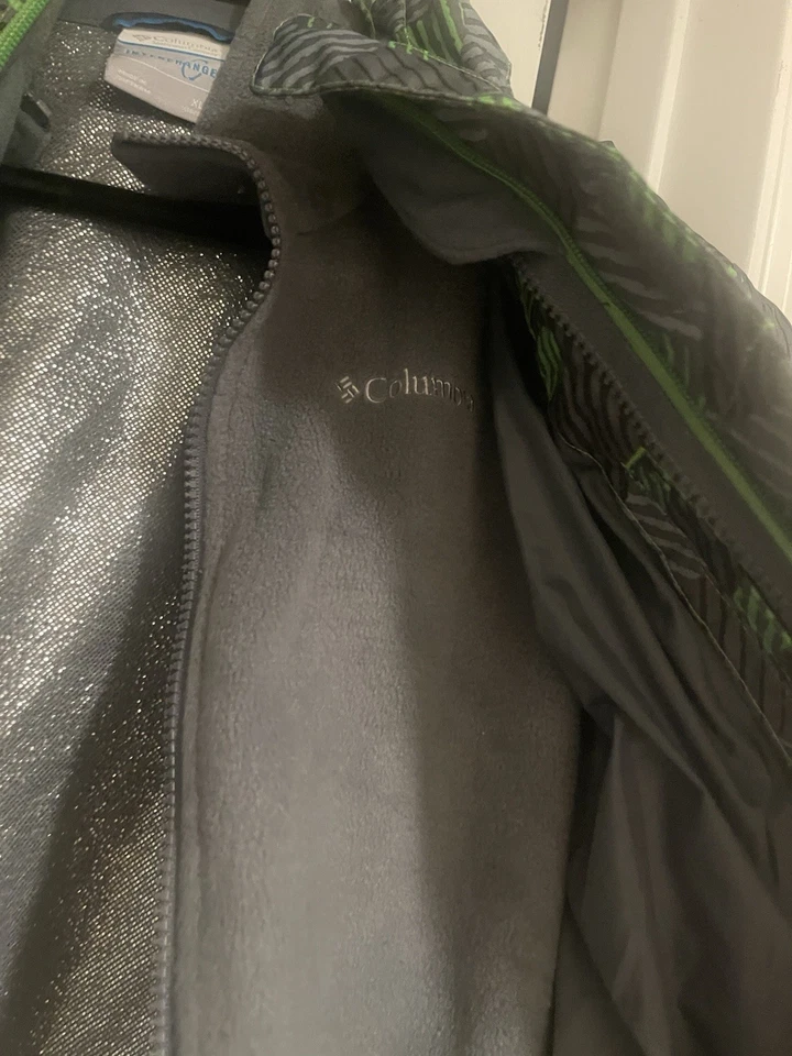 Chaqueta COLUMBIA Juvenil Talla XL 16/18 Intercambio Esquí Omni Heat 3 en 1 Abrigo de Nieve Verde Foto 3 de 4