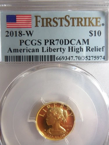 2018 W PCGS PR70DCAM American Liberty High Relief $10 669347.70/35275974