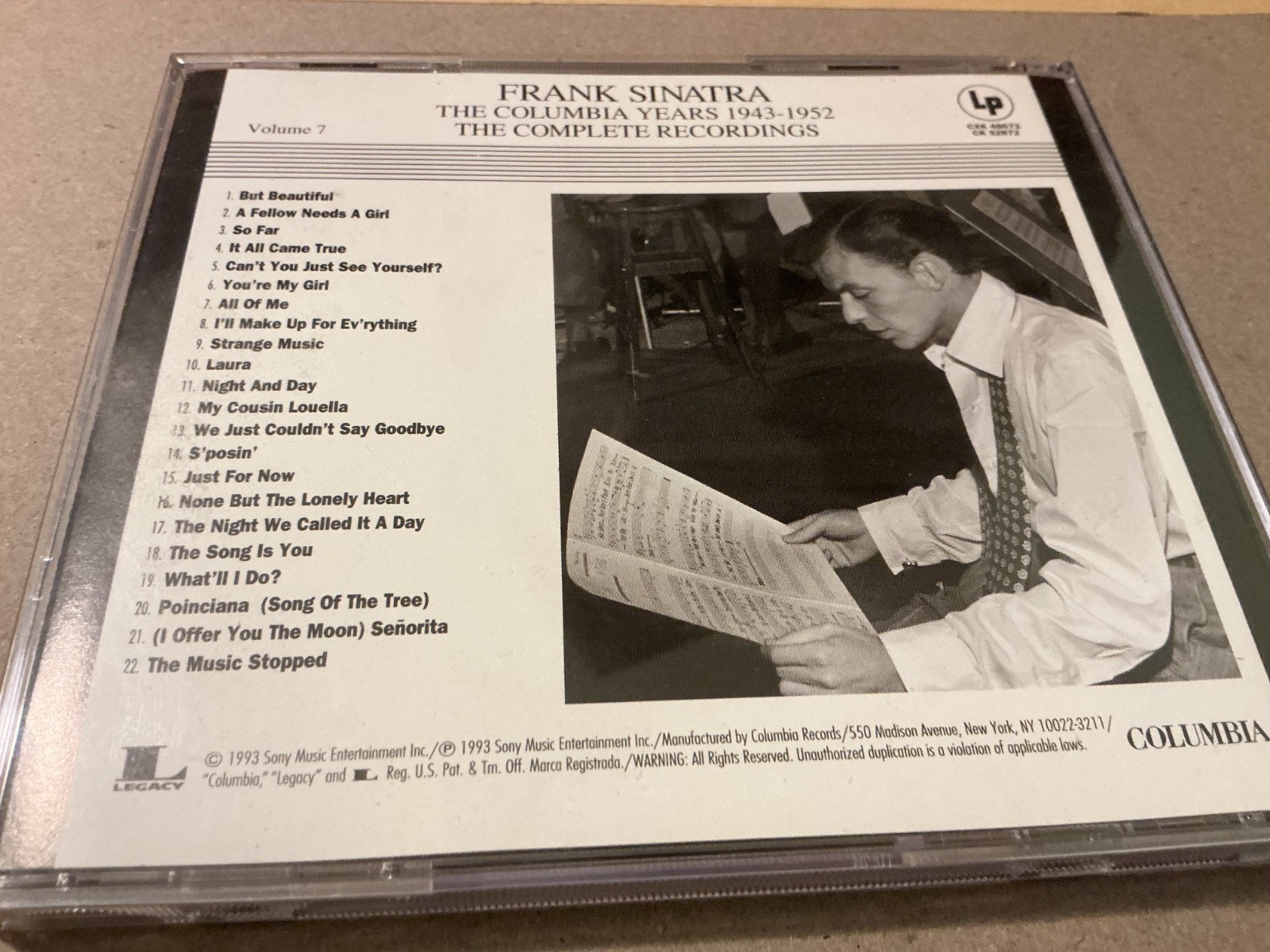 Frank Sinatra – The Columbia Years 1943-1952: The Complete Recordings 12 CD Box thumbnail 9