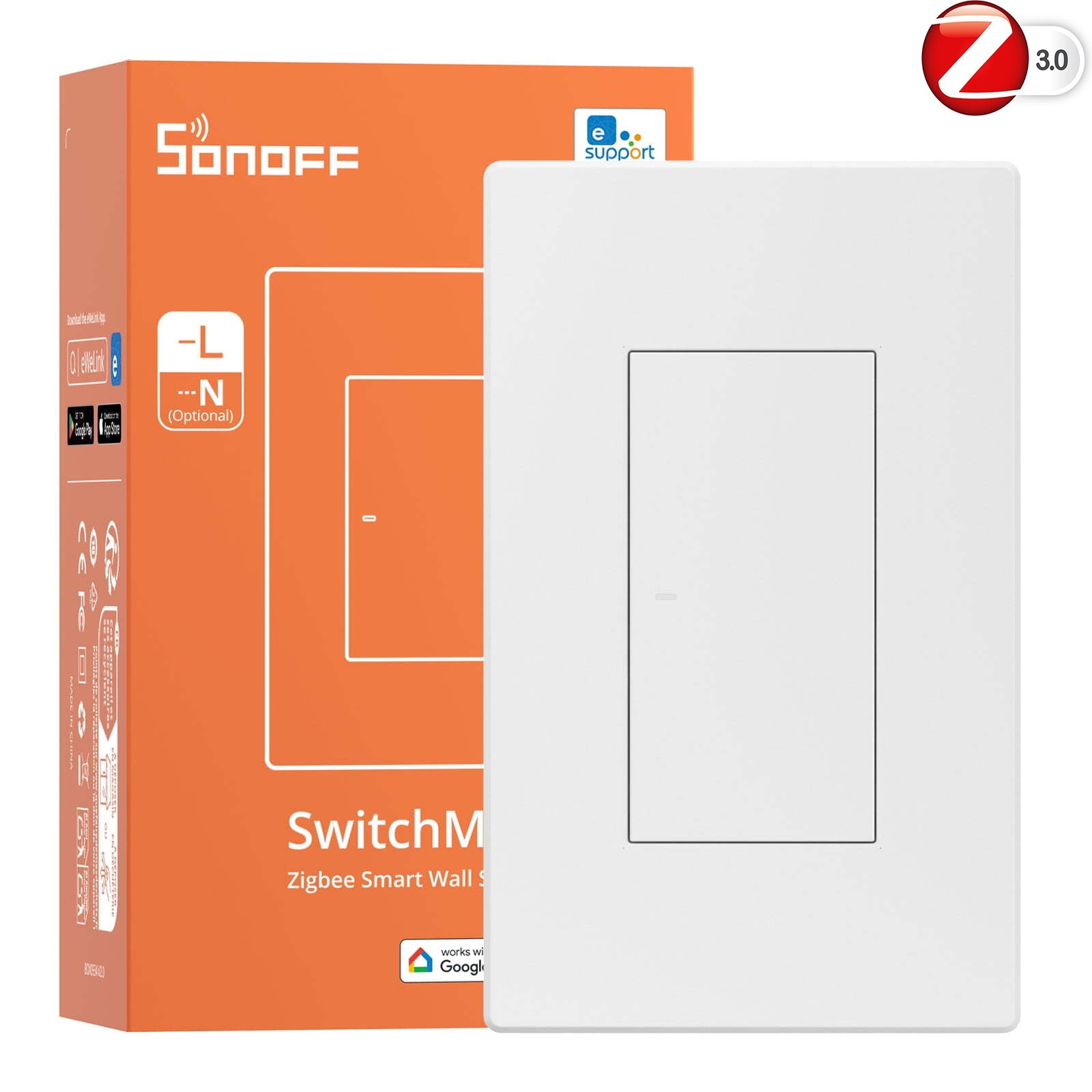 SONOFF Zigbee Smart Wall Switch ZBM5 120 Type Detach Relay Mode Timer & Schedule