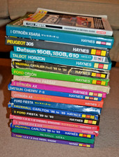 ""Haynes Workshop Manuals - 19x Joblot - Fiesta, Citroen, Peugeot, Vauxhall""