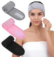 Facial Spa Headband for Women Washing Face, Makeup, and Shower Terry Cloth