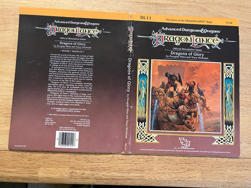 DL11 DRAGONS OF GLORY 1985 D&D 1st Ed Module Complete and Unpunched