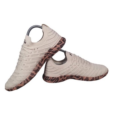 Athletic Propulsion Labs APL TechLoom Wave Parchment Leopard Shoes Womens 9 EUC