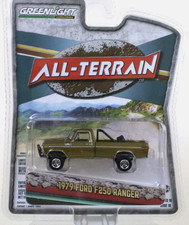All Terrain 1979 Ford F250 Ranger Lifted 1:64 Scale Greenlight 35290D