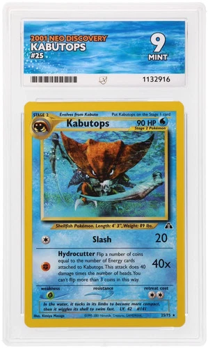 ACE 9   - Kabutops - 25/75 - Neo Discovery - Pokemon