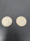 1950 D & 1949 D Franklin half dollars 90% silver!