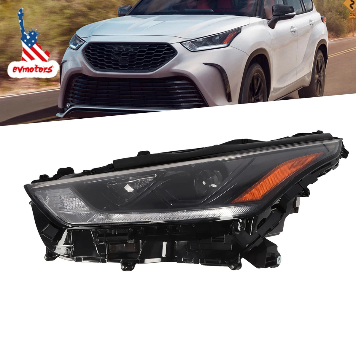 Toyota Highlander 2021 Driver Side LED Projector Headlight With