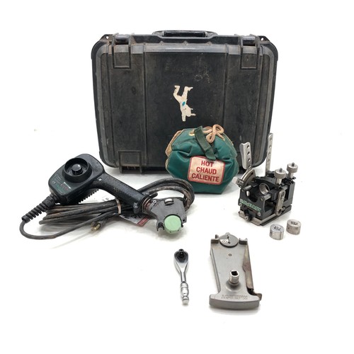 McElroy CTS24201 1LC Pipe Fusion Heater Plastic Welding Kit w Extended Carriage