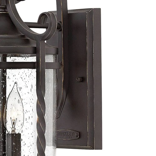 Hinkley Casa 21 1/2" High Olde Black Traditional Outdoor Wall Light - Picture 6 of 10