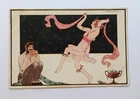 ANCIENT GREECE ORIGINAL  ANTIQUE VINTAGE RISQUE POSTCARD  JOSEPH KUHN-REGNIER ,,