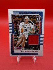 2025 Panini Donruss WNBA Makayla Timpson Rookie Jersey #6 Indiana Fever Relic RC