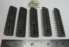 WECO 974 Terminal Block 12 Pins PCB Mount - Used Qty 5