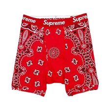 Supreme x Hanes Bandana Boxer Briefs Red