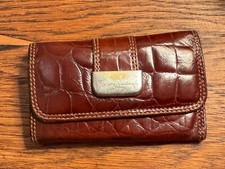 PIERRE CARDIN Paris: vera pelle, portachiavi, portachiavi, vintage anni 90