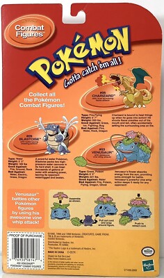 Vintage Pokemon Combat Figures #03 Venusaur Hasbro 2000 | eBay