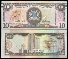 Trinidad And Tobago 10 Dollars Year 2006 Banknote World Paper Money UNC