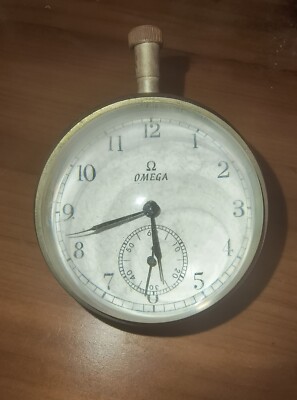 Antique Omega Ball Clock Omega Vintage Spherical Globe Glass Ball