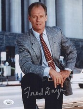 FRED DRYER Hand Signed HUNTER 8x10 Photo RICK Authentic Autograph JSA COA CERT