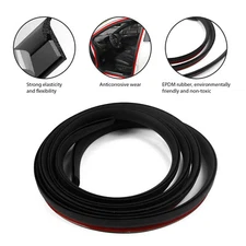 Seal Rubber Edge Strip Trim Trunk Hood Door Car 10M TShape Weatherstrip Moulding
