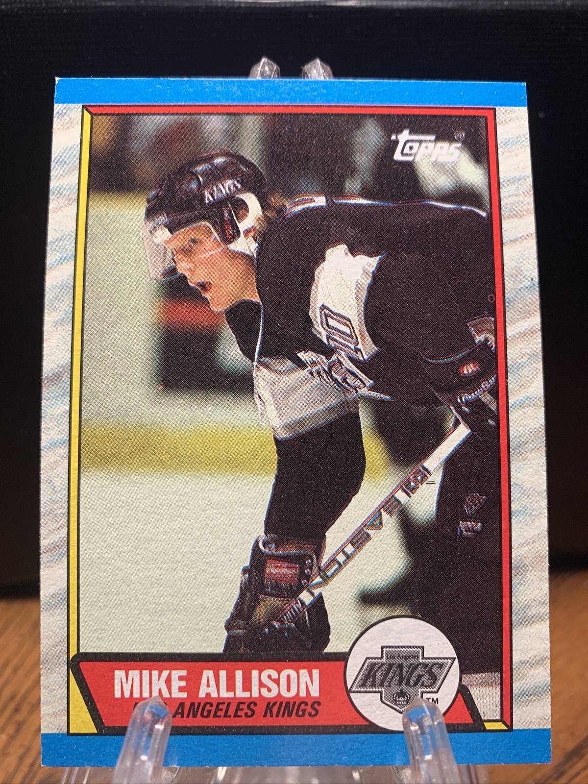 1989-90 Topps Kings Hockey Card #141 Mike Allison