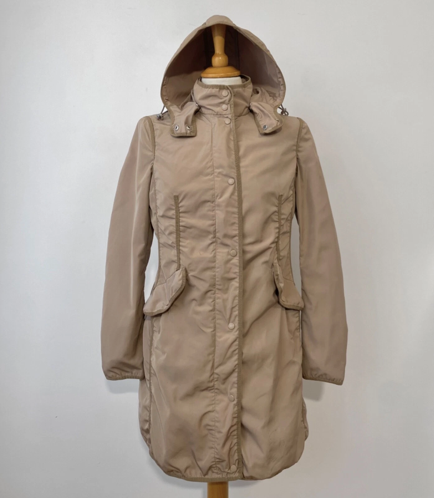 Trench beige Moncler Algeria taglia:1