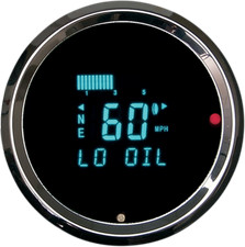 Dakota Digital - 3011 Round Digital Speedometer W Indicators 3-38 Hly-3011