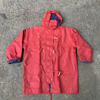 flannel lined raincoat