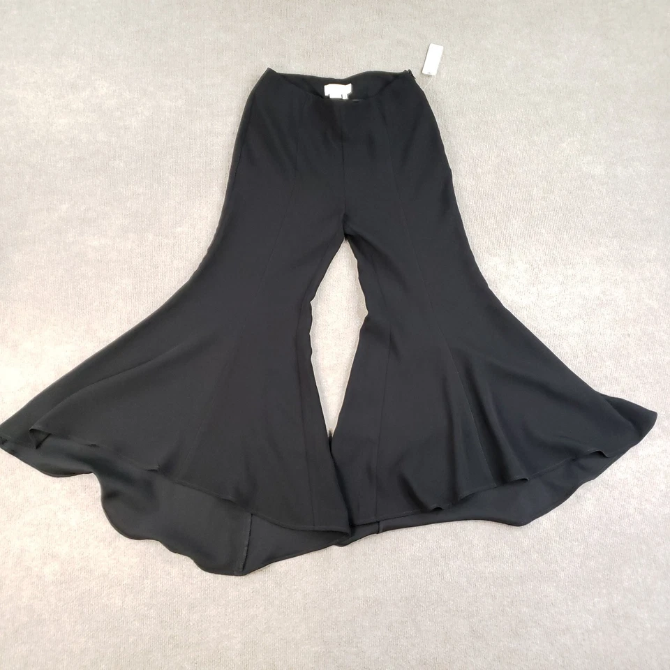 Calça Anthropologie Zinnia Cintura Alta Bainha Tulipa Feminina Tamanho 4 Preta Boho