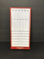 Jean Pierre Lepine Paris Red Wood 12 Fountain Pen Display Tray Authentic Piece