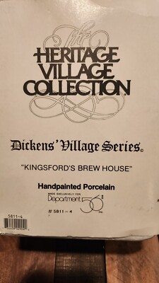 Dept 56 Kingsford Brew Company Heritage Dickens Village Series | eBay