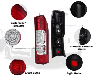 MZORANGE 8615552 Right Taillight For 10-22 Dodge Promaster