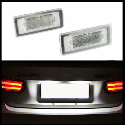 Für Audi TT 8N Roadster Coupe 1998-2006 2x LED PREMIUM Kennzeichenbeleuchtung