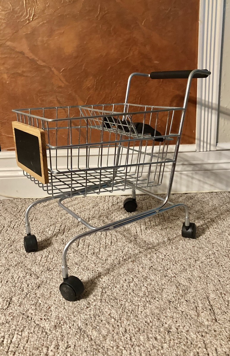 Pottery Barn Kids Metal Baby Doll Toddler Shopping Cart Buggy Grocery Store