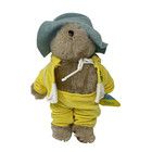 Vintage Paddington Bear Eden Toys Plush In Yellow Jogger Outfit 14" With Tags