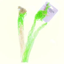 Madison Avenue Green and Gold Multi Layer Chain Necklace