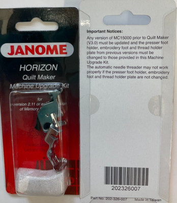 JANOME HORIZON QUILT MAKER MACHINE UPGRADE KIT
