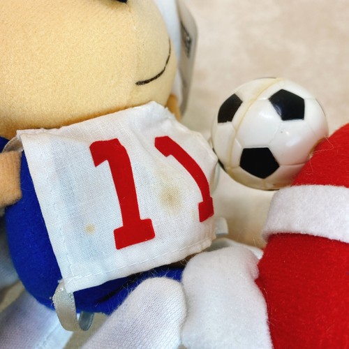 Raro 1995 Sonic the Hedgehog Sports Soccer Sonic Peluche Muñeca de Peluche Juguete SEGA 7" Limitado - Imagen 12 de 16