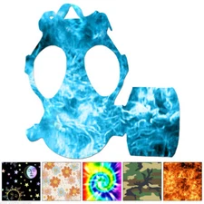 Gas Mask - Vinyl Decal Sticker - Multiple Patterns & Sizes - ebn6046