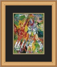 Leroy Neiman Kentucky Wildcats Custom Framed Print