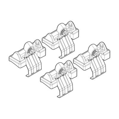 ATTACHMENT KIT - 2 NORDRIVE FORD FIESTA 3P (11/02>08/08)