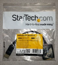 BRAND NEW - StarTech DisplayPort to DVI Video Adapter Converter DP2DVI2 Black