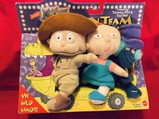 Vintage Nickelodeon Rugrats Movie Toon Team 3 Set Tommy Phik Monkey Mattle 1998
