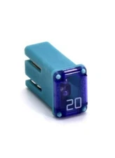 Flosser 608720 20 Amp MCASE+ Type Slotted Cartridge Fuse – Made in Japan (1)