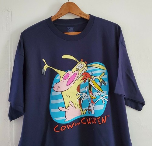 vintage cow and chicken shirt