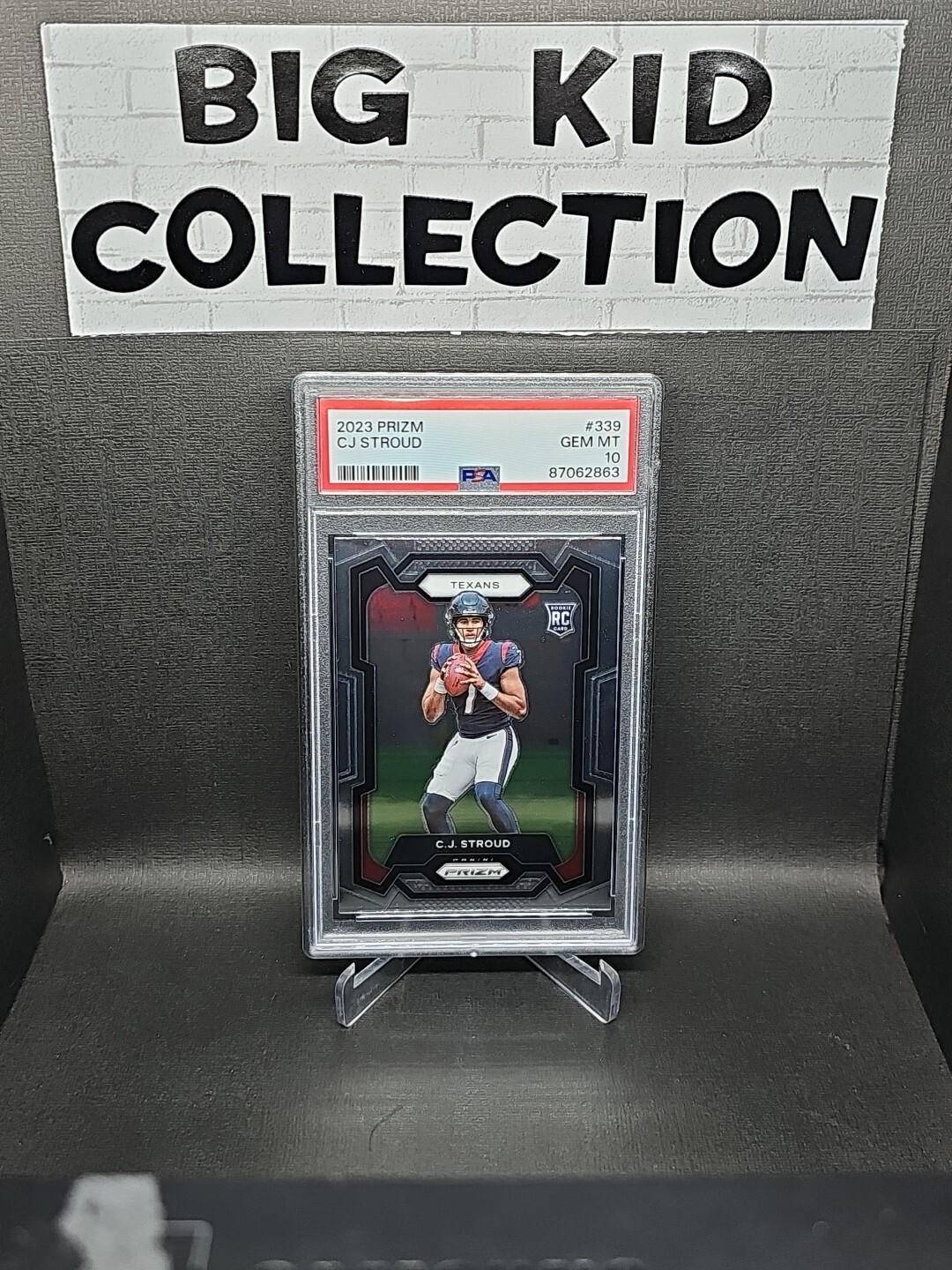 2023 Prizm CJ Stroud Rc #339 PSA 10 view 2