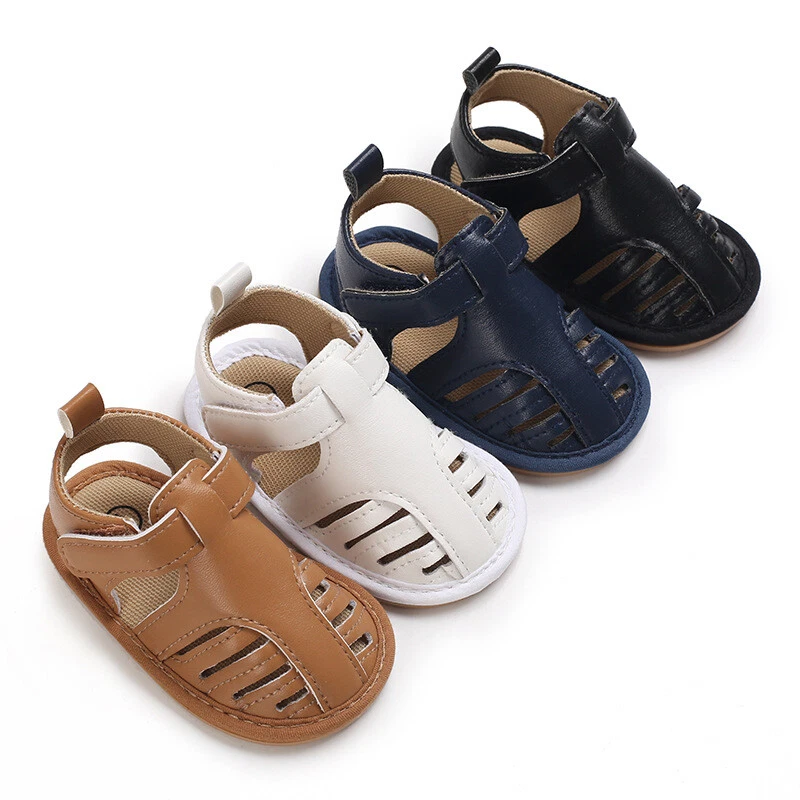 Newborn Infant Baby Crib Shoes Sandals Toddler Boy First Step