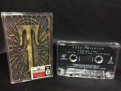 TOSHI Mission Cassette Tape Vocalist X Japan Solo Album (BMG Thailand 1994) - Image 1 of 3