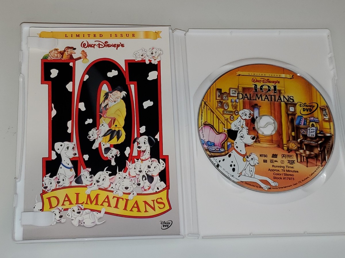 Vintage 1999 Disney 101 DALMATIANS Limited Issue Original 1st DVD